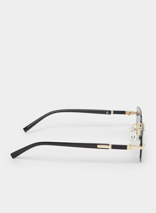 ستايلي نظارة شمسية مستطيلة بدون إطار - Image 3